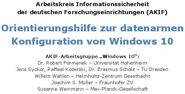 Windows 10 datenarm