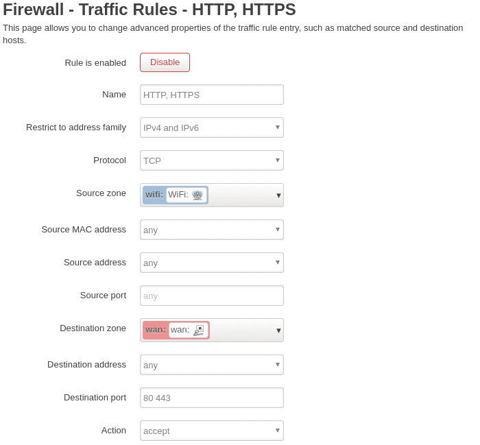 HTTPS-Regel